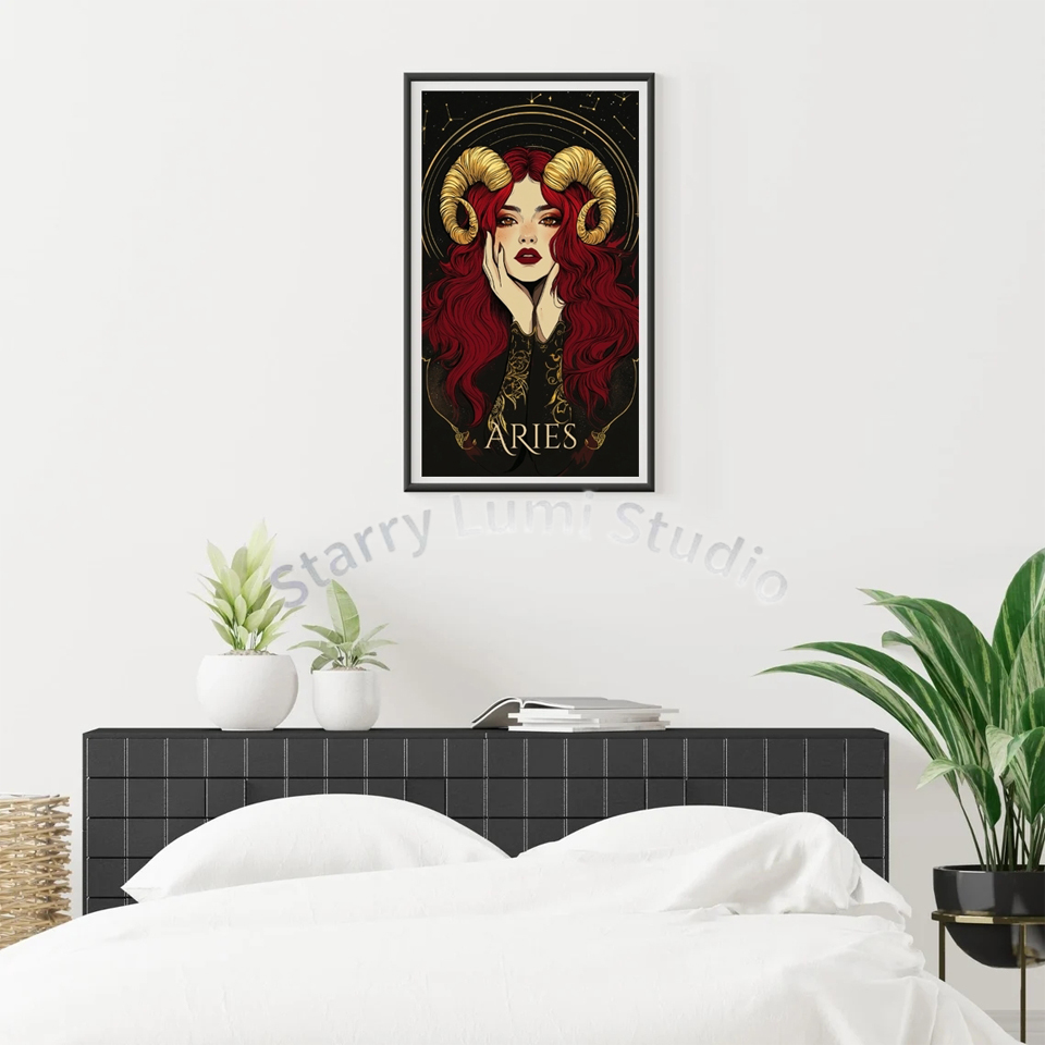 DIY 5D 다이아몬드 페인팅 별자리 자수 만화 초상화 - Resin Art Wallpaper 리뷰 및 가격