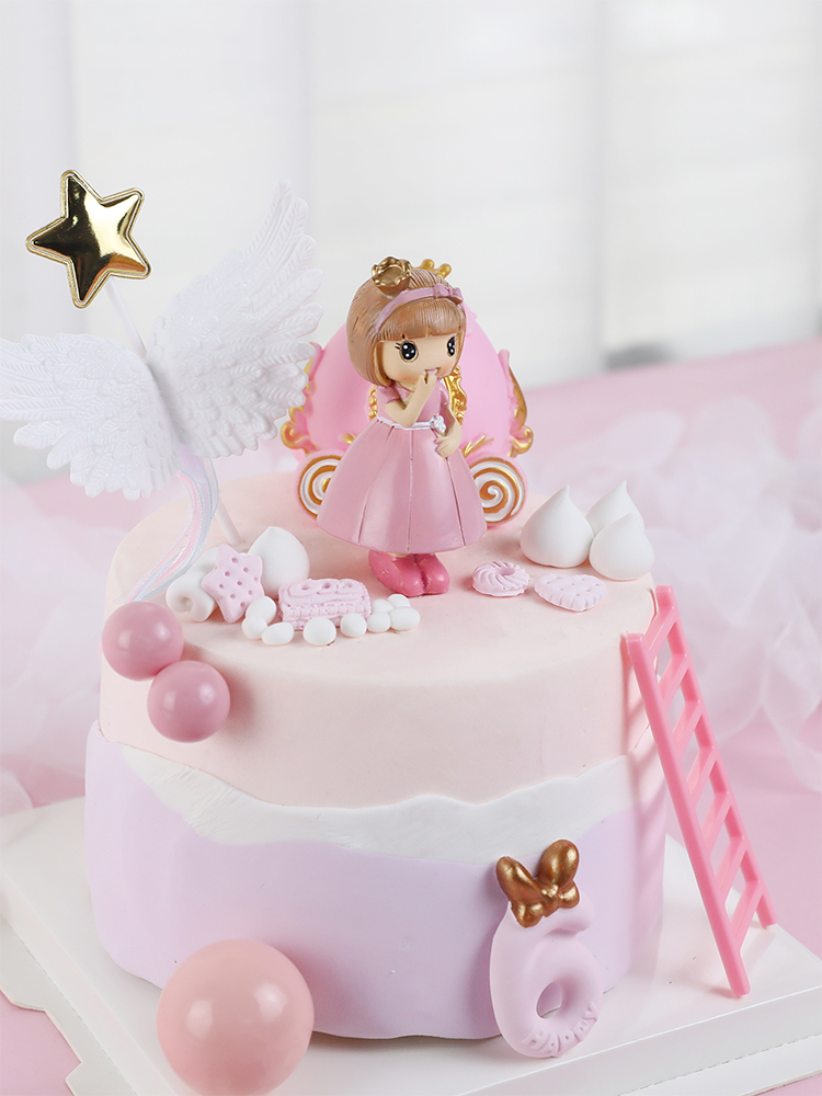 핑크 캐슬 걸 리본 작은 공주 호박 자동차 소녀 생일  - Resin Art Alphabet 리뷰 및 가격