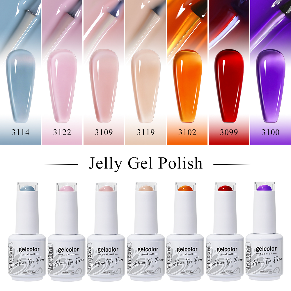 아르테 클라보 15ml 젤리 젤 네일 폴리쉬 70가지  - Resin Art Equipment 리뷰 및 가격