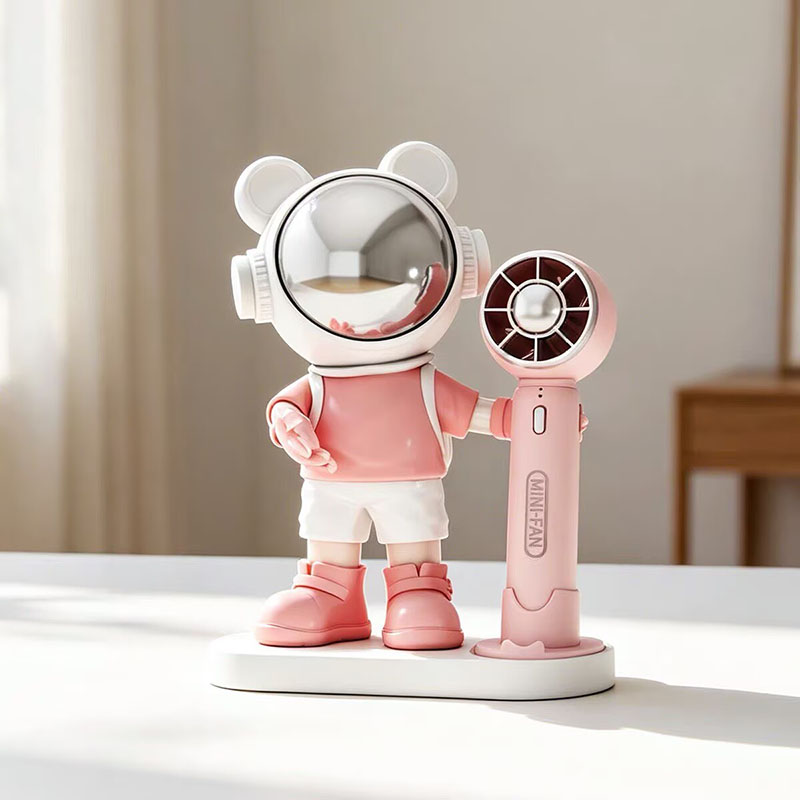 홈 데코 크리에이티브 우주비행사 조각상 팬 데스크탑 아 - Resin Art Wedding Gift 리뷰 및 가격